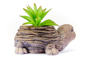 Garden Ornament Plant Pot Planter Tortoise Bird Wildlife Decoration Outdoor