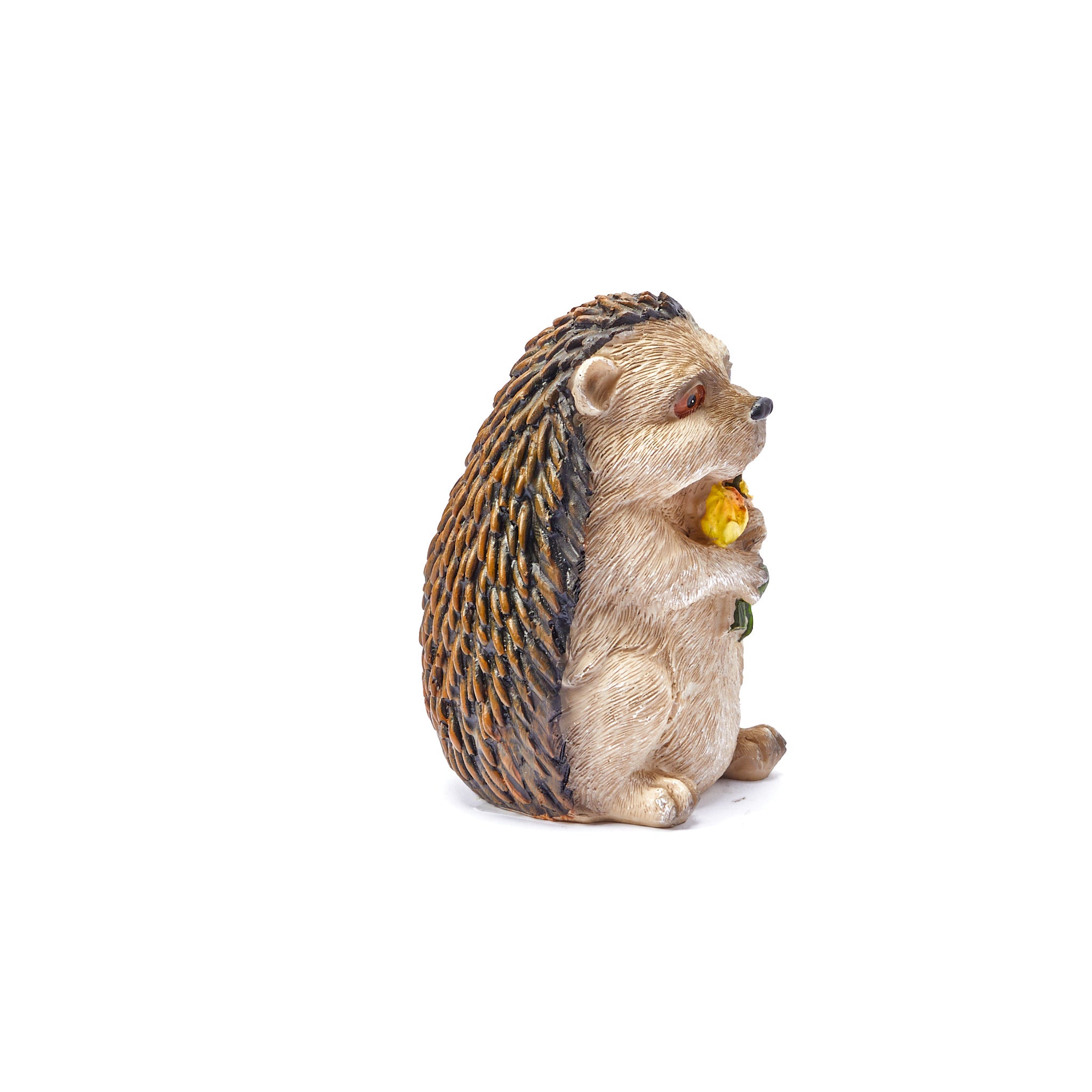 Hedgehog & Flowers Garden Ornament