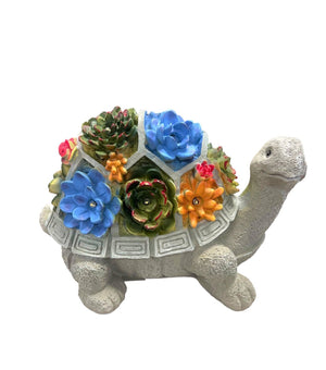 Solar Powered Decorative Tortoise