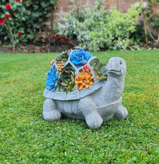 Solar Powered Decorative Tortoise