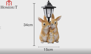 Solar Family Rabbit Welcome Ornament