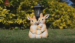 Solar Family Rabbit Welcome Ornament