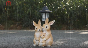 Solar Family Rabbit Welcome Ornament
