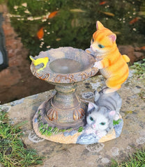 Solar Powered Cat Bird Bath