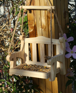 Wooden Bird Feeding Table