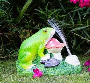 Solar Garden Frog Ornament 15CM