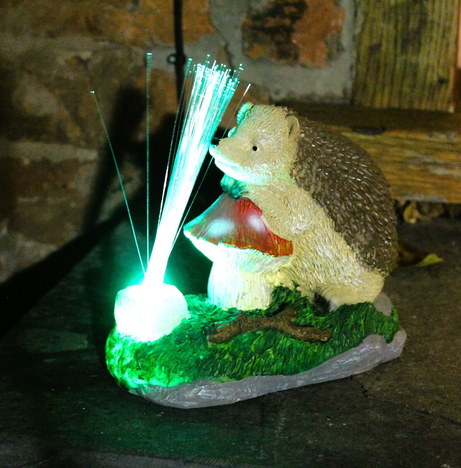 Solar Garden Hedgehog Ornament 15CM