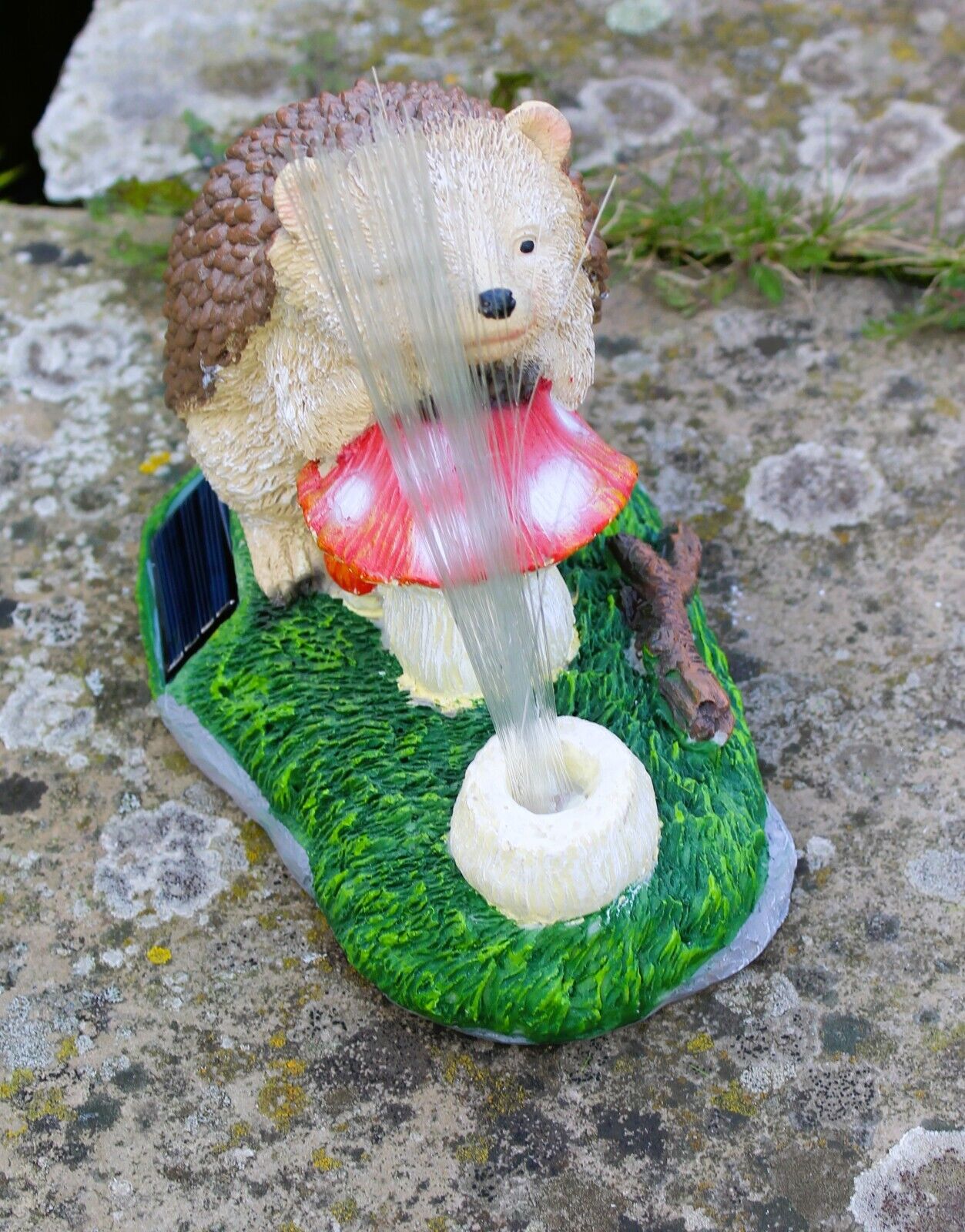 Solar Garden Hedgehog Ornament 15CM