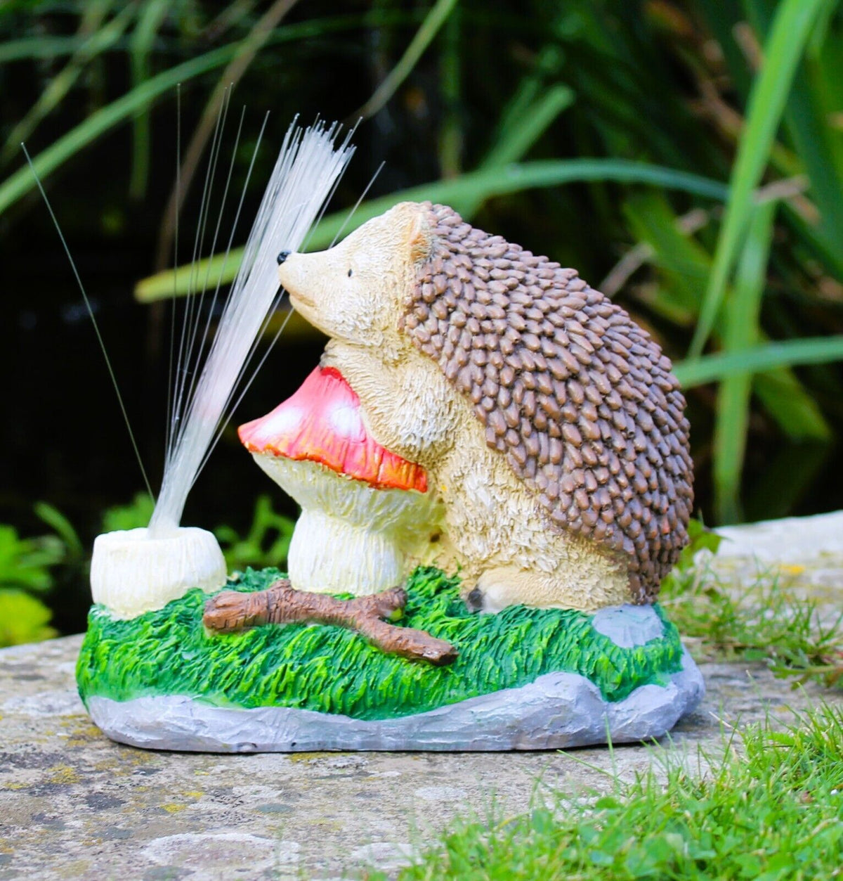 Solar Garden Hedgehog Ornament 15CM