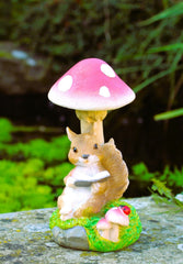 Solar Squirrel Mushroom Toadstool