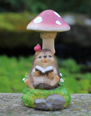 Solar Hedgehog Garden Ornament 19CM