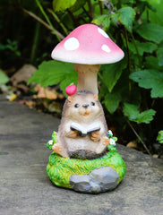 Solar Hedgehog Garden Ornament 19CM