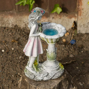 Solar Powered Garden Angel Fairy Figurine