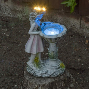 Solar Powered Garden Angel Fairy Figurine