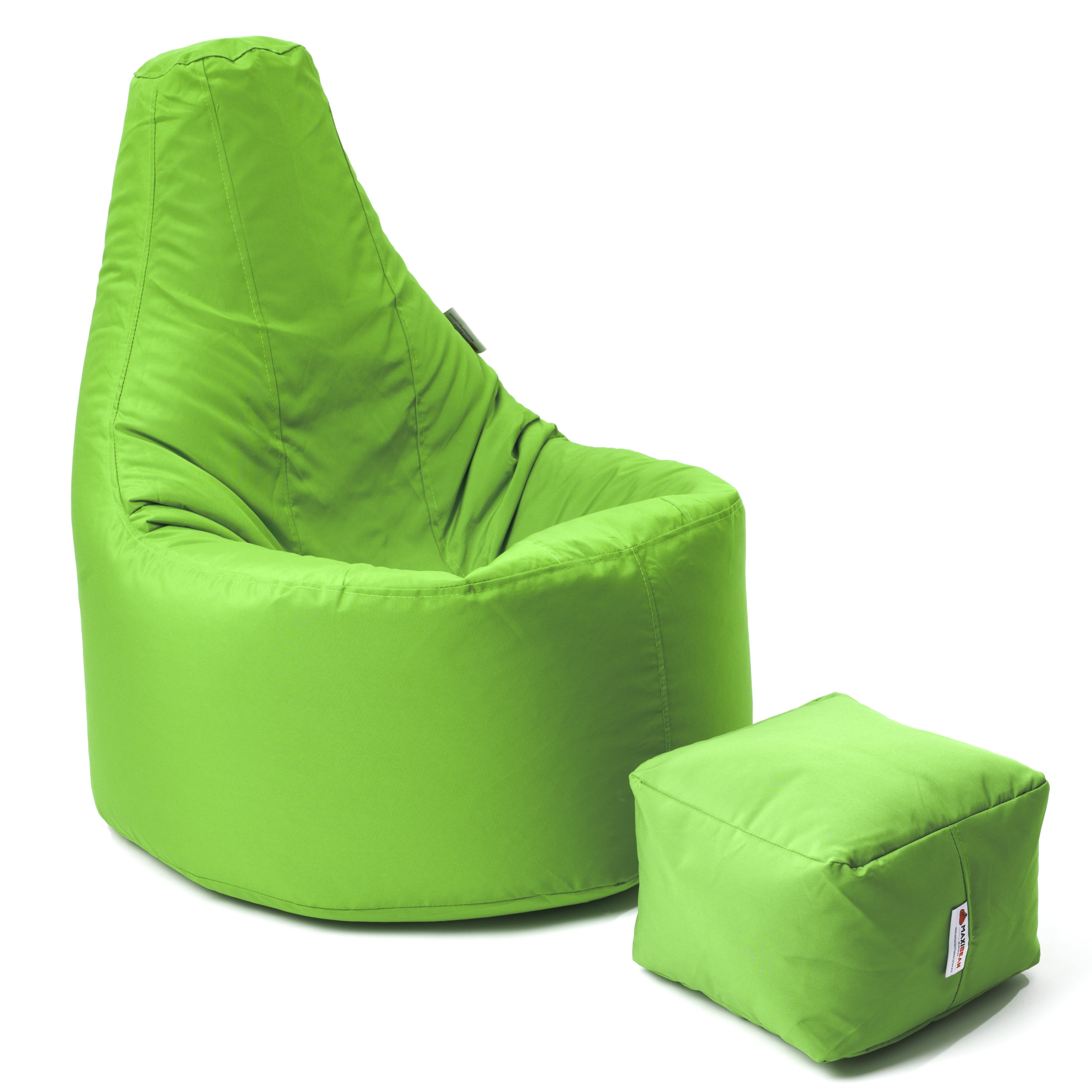 Large Beanbag Chair with Footstool