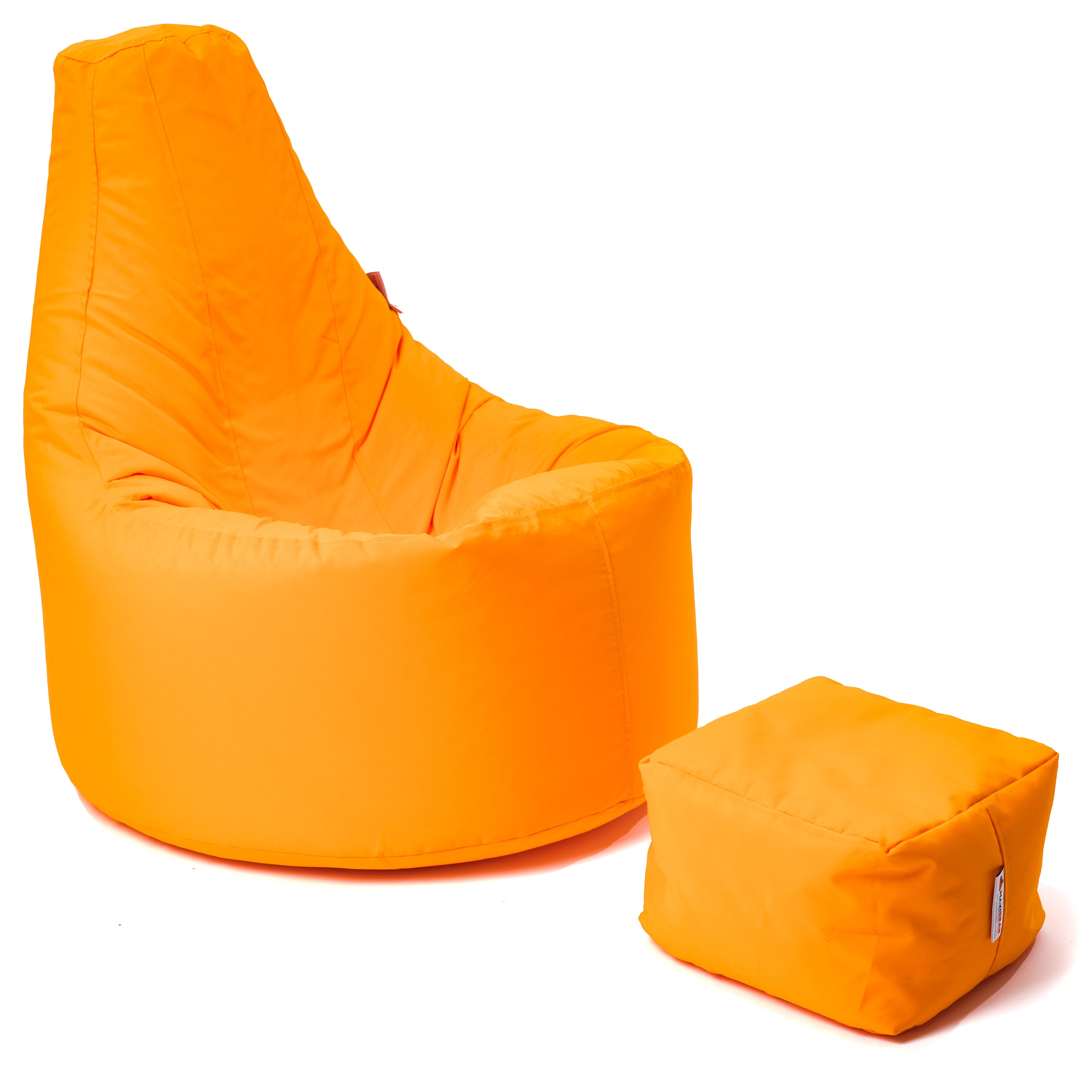 Large Beanbag Chair with Footstool