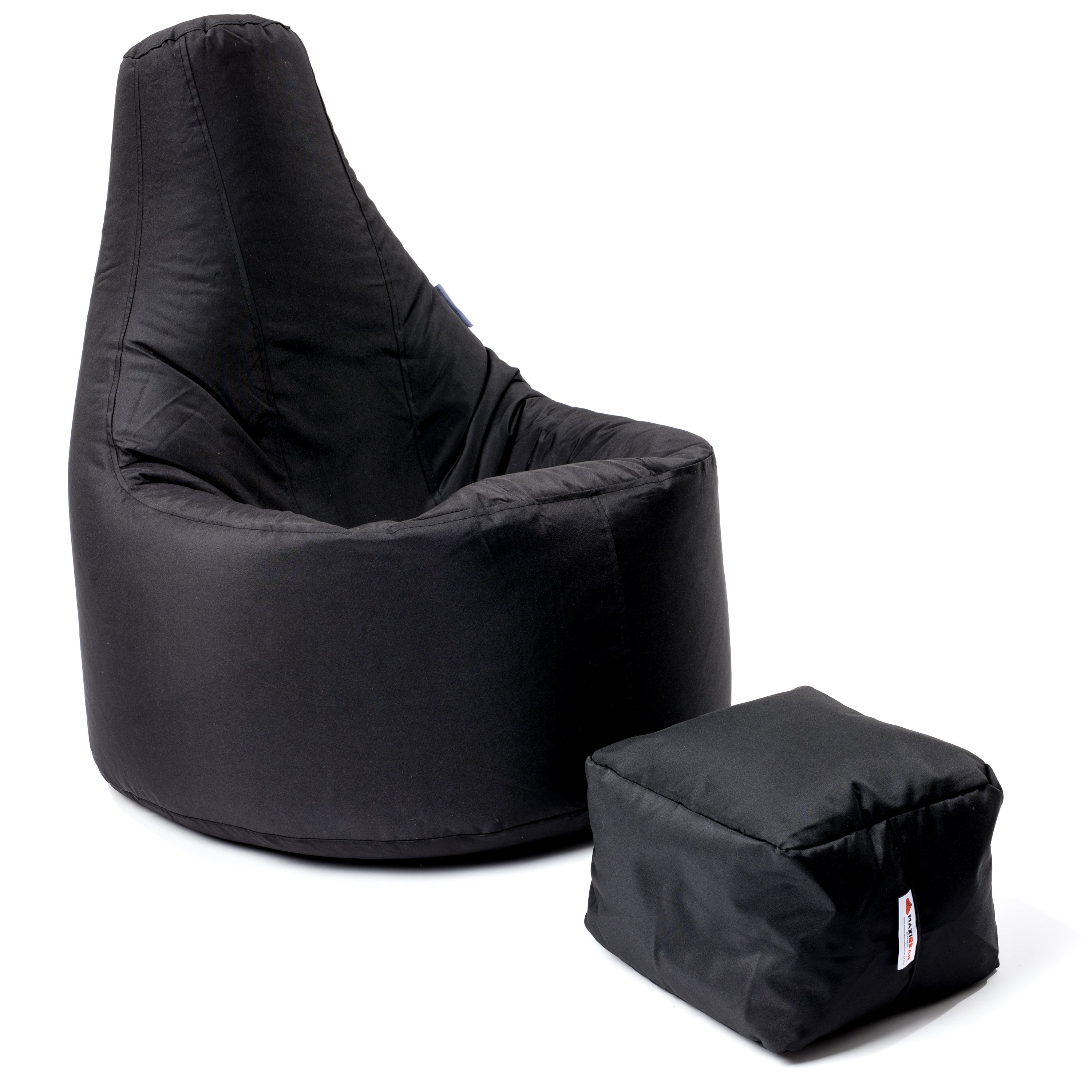Large Beanbag Chair with Footstool
