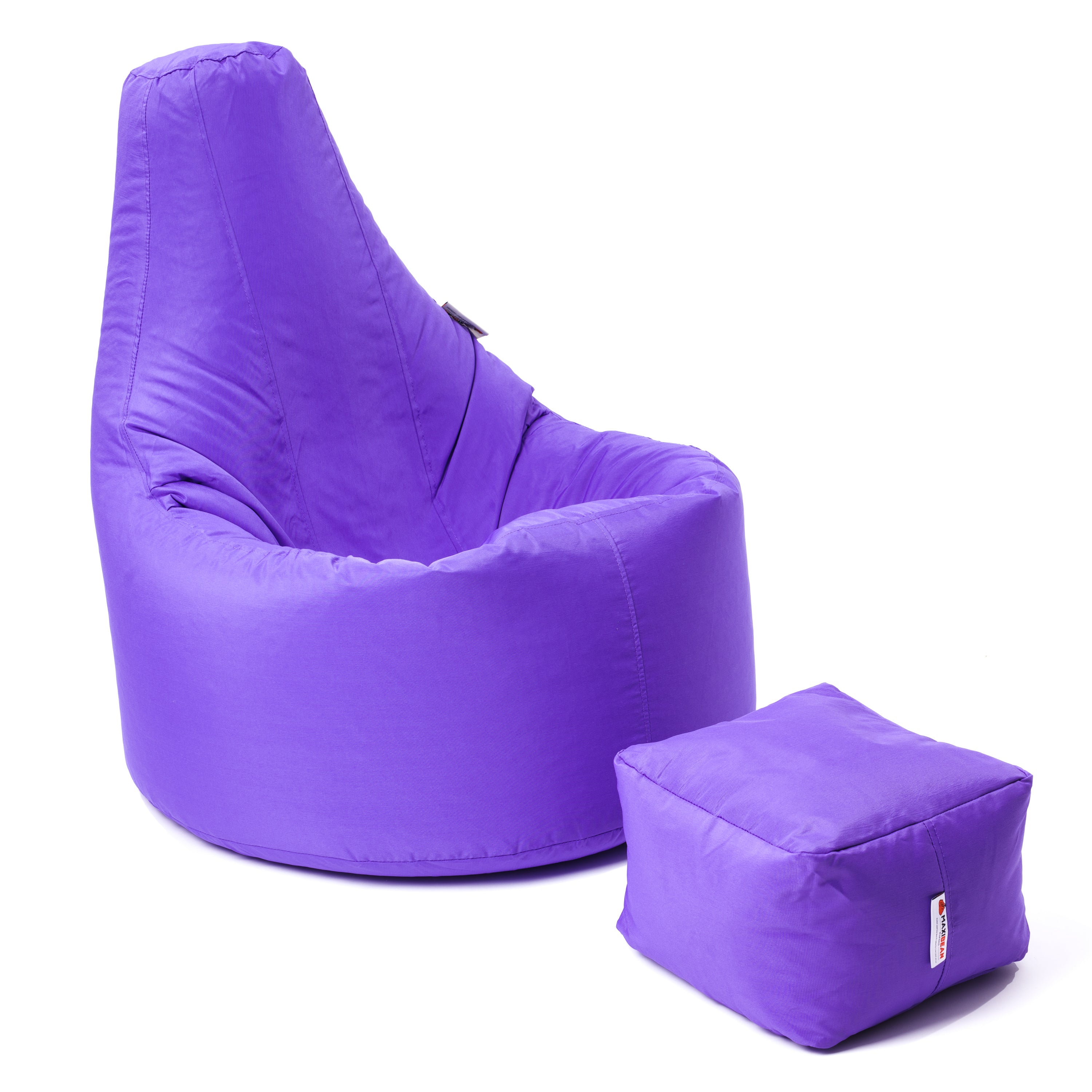 Large Beanbag Chair with Footstool