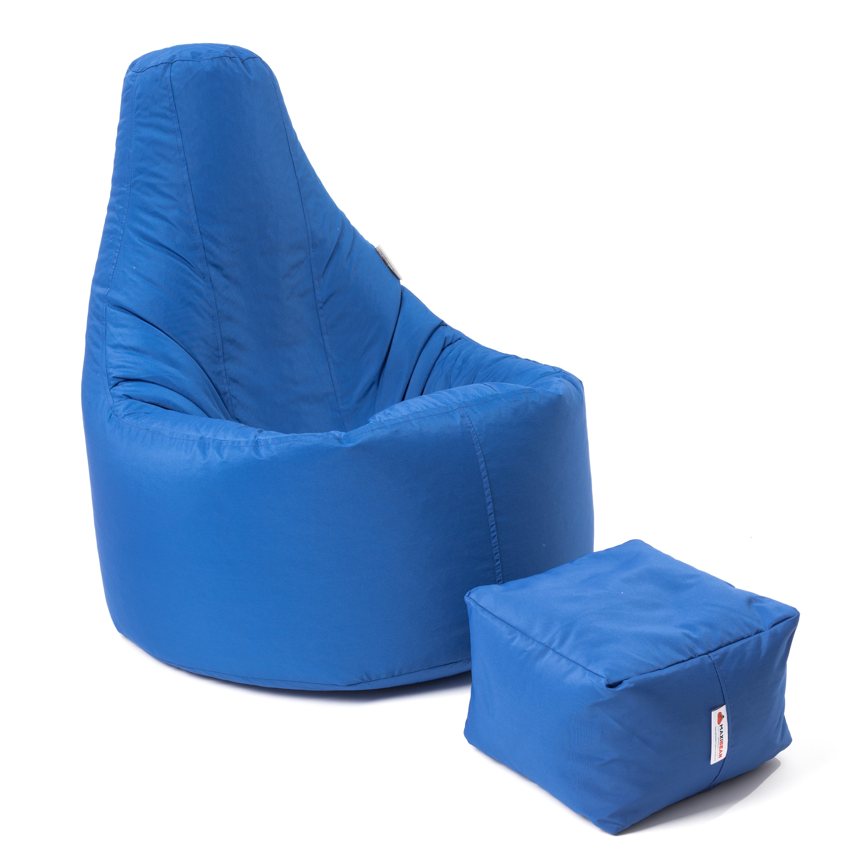 Large Beanbag Chair with Footstool