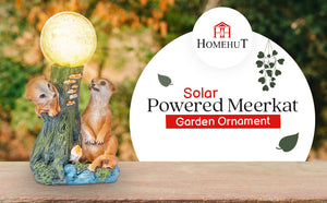 Meerkat Garden Ornament Solar Powered