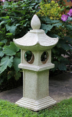 Garden Ornament Solar Lantern Pagoda Chinese Japanese Lantern Decor Large