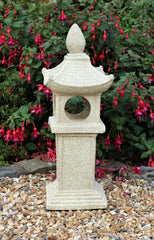 Garden Ornament Solar Lantern Pagoda Chinese Japanese Lantern Decor Large