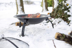 Black Round Fire Pit - Patio Heater or BBQ