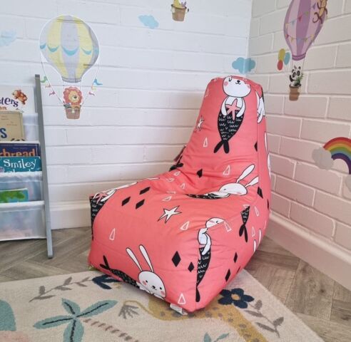 Kids Bean Bag Chair Printed Gaming Indoor & Outdoor